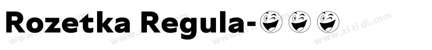 Rozetka Regula字体转换 Rozetka Regula字体转换